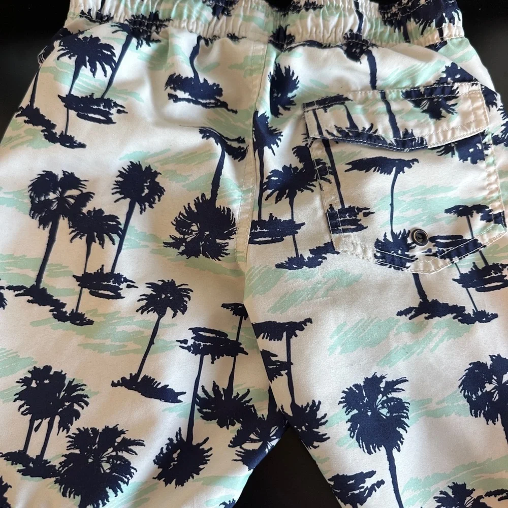 Tropical Palm Tree Kids Trunks
